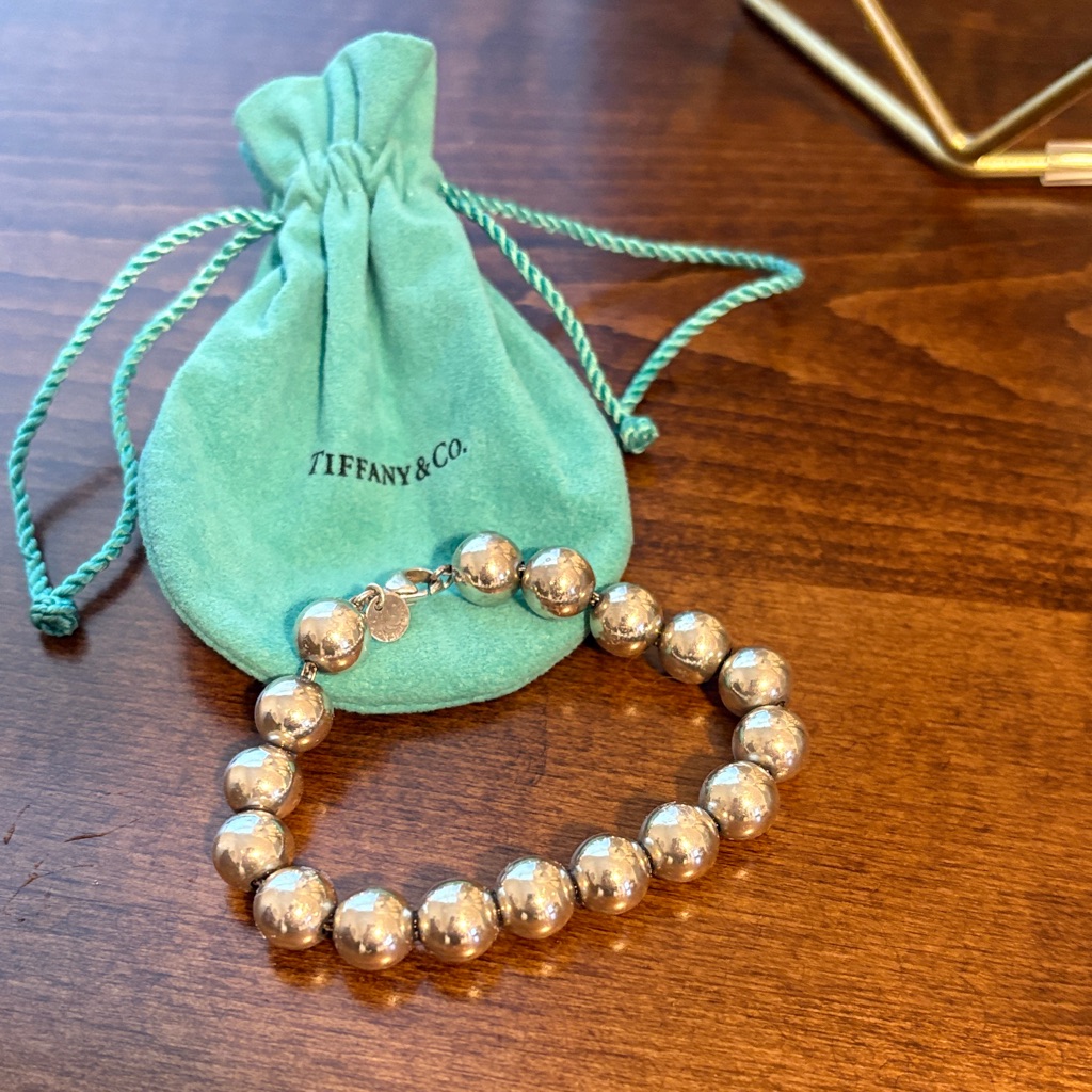 Tiffany & Co. Classic Silver Ball Bracelet